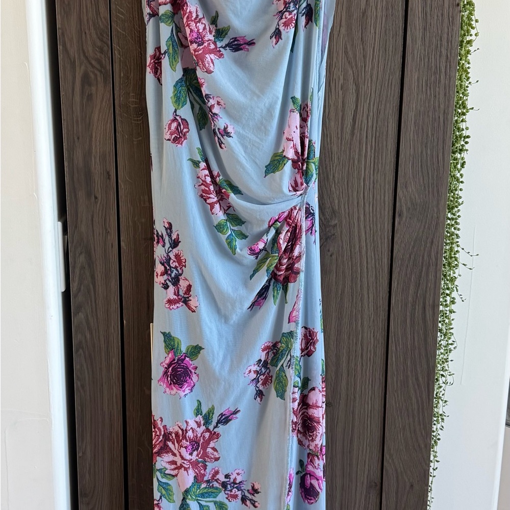 Floral Blue Dress